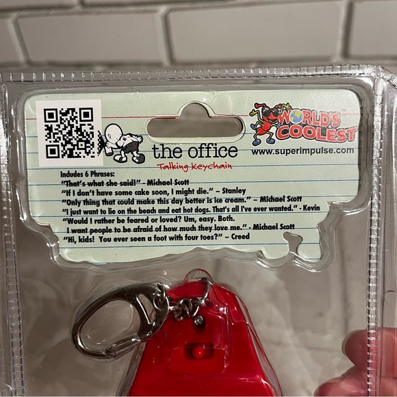 THE OFFICE Talking Keychain TV Show Quotes Worlds Coolest Michael Scott - Picture 5 of 6